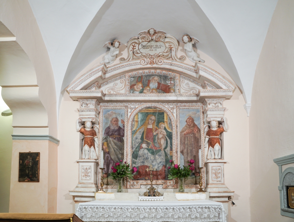 Madonna col Bambino, San Bartolomeo e San Francesco