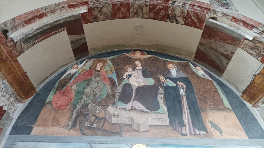 Madonna col Bambino, San Michele e Sant'Antonio