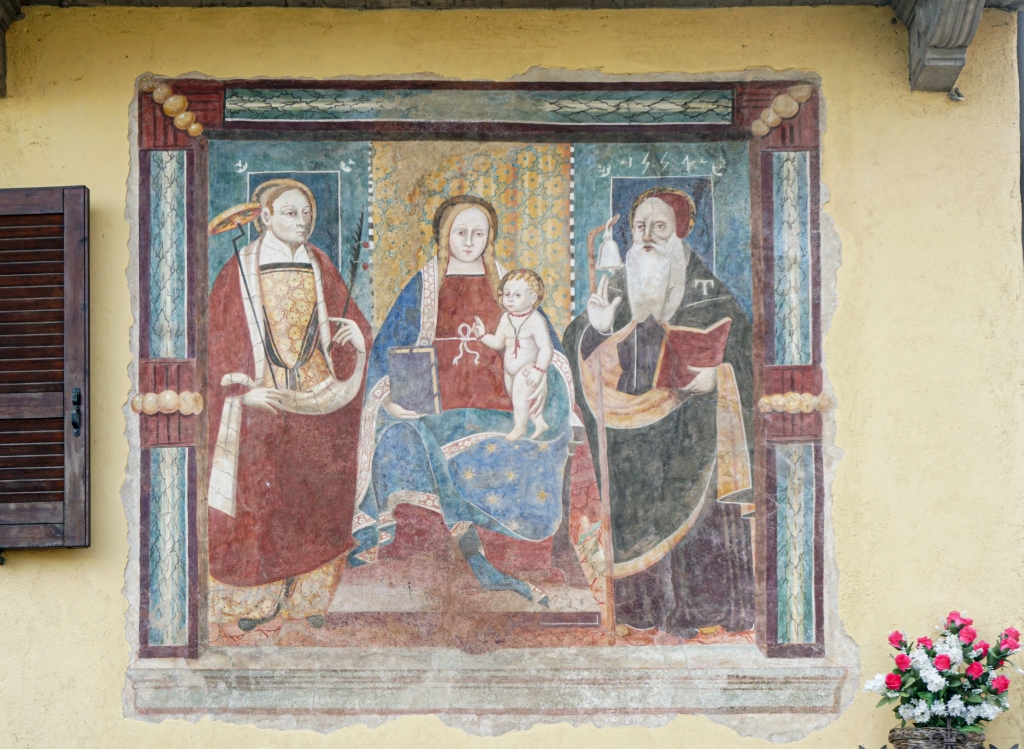 Santa Caterina d'Alessandria, Madonna col Bambino e Sant'Antronio Abate
