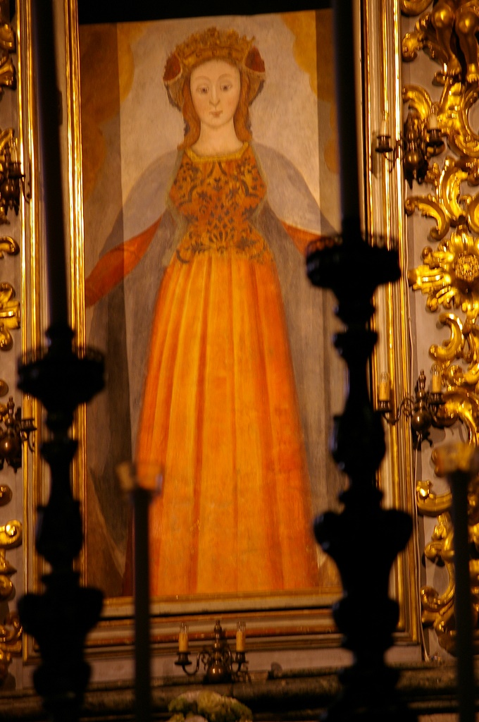 Affresco della Vergine