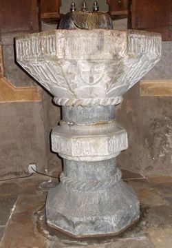 Fonte battesimale della Parrocchiale di Sant'Ambrogio a Cuneo