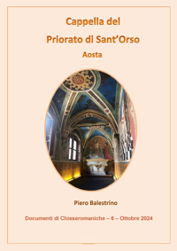 Aosta Cappella Priorato Sant'Orso