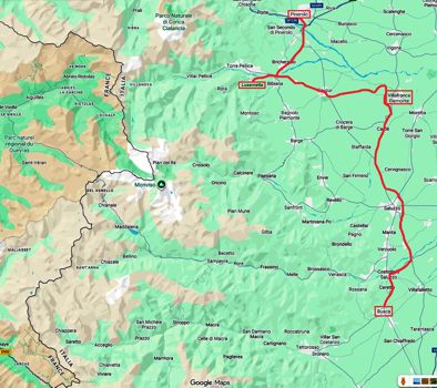 Itinerario tematico Percorrendo la pianura tra gli affreschi di Santa Lucia