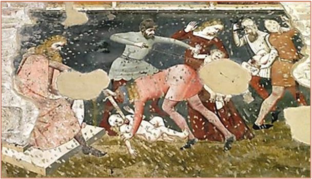 Strage degli Innocenti - Gonnelle e Guarnacca- Cappella di Sant'Andrea - Montiglio Monferrato (AT)