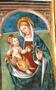 Mantello e Guarnacca - Madonna della Rufa - Chiesa di San Sebastiano - Pecetto Torinese (TO)