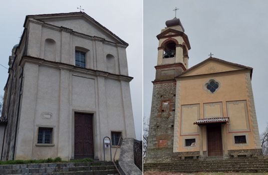 Parrocchiale di San Giacomo Maggiore a Rocca Grimalda e Santuario di San Pancrazio a Silvano d'Orba