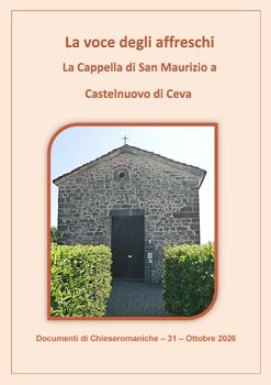 Copertina del documento di Piero Balestrino, La voce degli affreschi - La Cappella di San Maurizio a Castelnuovo di Ceva