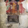 Avigliana-Chiesa di San Pietro-Abside, registro inferiore lato Nord particolare --Abside, registro inferiore lato Nord particolare