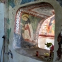 Avigliana-Chiesa di San Pietro-Presbiterio, parete destra, Sud, adito sulla navata minore sud, San Bernardo --Presbiterio, parete destra, Sud, adito sulla navata minore sud, San Bernardo
