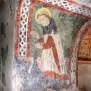 Avigliana-Chiesa di San Pietro-Adito sulla navata minore, san Bernardo, particolare --Adito sulla navata minore, san Bernardo, particolare