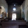 Avigliana-Chiesa di San Pietro-Navata centrale, interno verso controfacciata --Navata centrale, interno verso controfacciata