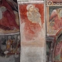 Avigliana-Chiesa di San Pietro-Abside navata minore, sottarco sinistro, Nord, Madonna --Abside navata minore, sottarco sinistro, Nord, Madonna