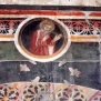 Avigliana-Chiesa di San Pietro-Abside navata minore, arco trionfale, Dio Padre --Abside navata minore, arco trionfale, Dio Padre