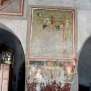 Avigliana-Chiesa di San Pietro-Navata minore, tra prima e seconda campata, parete sinistra, Cristo Pietà, Natività apocrifa --Navata minore, tra prima e seconda campata, parete sinistra, Cristo Pietà, Natività apocrifa