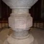 --Fonte battesimale piede, M(aria