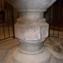 --Fonte battesimale piede, G(ratia