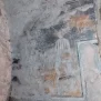 --Affresco alla base interna del campanile