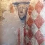 --Cappella Allemandi abside parete Sud, peduccio