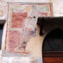 Lusernetta-Cappella di San Bernardino-Madonna col Bambino sul muro esterno --Madonna col Bambino sul muro esterno