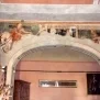 --Lacerti arco transetto nord, santi Sebastiano, Martino a cavallo, Bernardino, Grato e il Battista