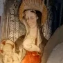 --Abside, arco trionfale, piedritto destro, Madonna del Latte, particolare