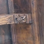 Saint-Pierre - Sarriod de la Tour-Cappella Castrense Sarriod de la Tour-Mensola in legno con figura simbolica scolpita --Mensola in legno con figura simbolica scolpita