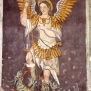 Sampeyre-Santi Pietro e Paolo-Prima campata lato Sud dettaglio San Michele --Prima campata lato Sud dettaglio San Michele