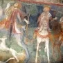 --Parete destra, leggenda tre vivi e tre morti, i cavalieri
