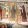 --Parete sinistra registro superiore, san Lorenzo e Sisto II