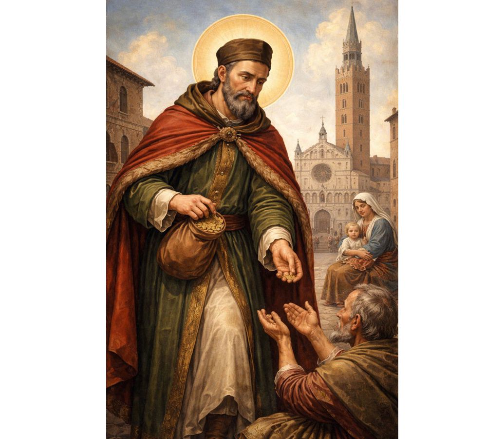 Sant'Omobono -  - Libera interpretazione iconografica di Sant’Omobono