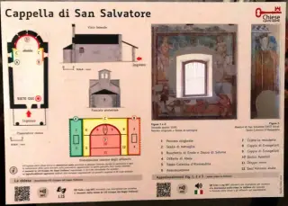 Pannello illustrativo - Cappella o Chiesa di San Salvatore a Macra