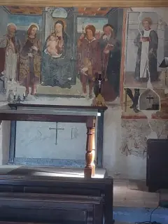 Madonna col Bambino e santi - Cappella di San Rocco a Magliano AlpiFrazione Soprano
