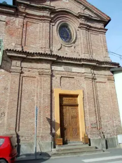 Facciata - Chiesa dell' Ospedale a Scarnafigi