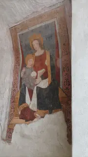 Madonna col Bambino - Cappella del Giset o Vietti a Guardabosone