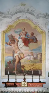 Pala d'altare - Resti Chiesa Monastica di Santi Fabiano e Sebastiano a Fontaneto d'Agogna