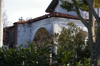 Facciata - Oratorio di San Rocco a Mandello Vitta