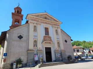Facciata - Parrocchiale di Santa Maria degli Angeli a Manta