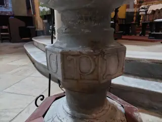 Fonte battesimale - Parrocchiale di Santa Maria degli Angeli a Manta