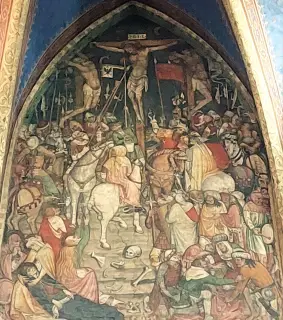 Affreschi Passione di G. Fantini - Battistero di Santa Maria della Scala a Chieri
