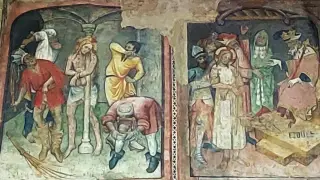 Affreschi Passione di G. Fantini - Battistero di Santa Maria della Scala a Chieri