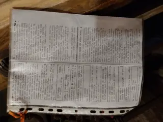 Fonte battesimale foglio illustrativo - Parrocchiale di Sant'Andrea a Martiniana Po