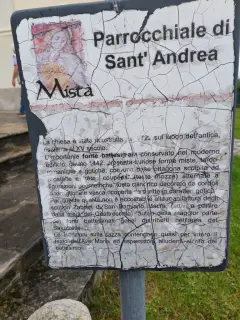 Pannello illustrativo - Parrocchiale di Sant'Andrea a Martiniana Po