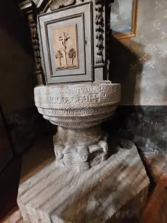 Fonte battesimale - Parrocchiale di Sant'Andrea a Martiniana Po