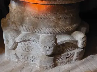 Fonte battesimale - Parrocchiale di Sant'Andrea a Martiniana Po
