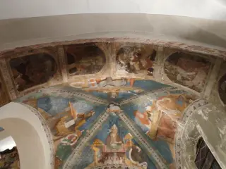 Dottori della Chiesa e affreschi del sottarco - Parrocchiale di Santa Maria della Purificazione a Massino Visconti