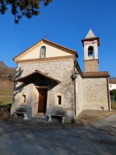 Facciata - Chiesa di San Defendente a MelazzoFrazione Caliogna