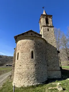 Abside e campanile - Chiesa di San Secondo a MelazzoFrazione Arzello