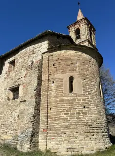 Abside fianco destro - Chiesa di San Secondo a MelazzoFrazione Arzello