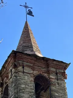 Campanile, dettaglio - Chiesa di San Secondo a MelazzoFrazione Arzello