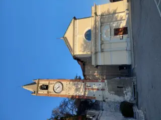 Facciata e campanile - Parrocchiale di Sant'Eusebio a Moncrivello